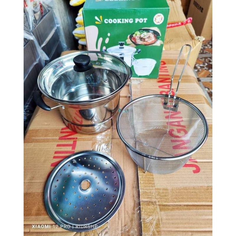 PANCI KENTANG GORENG DEEP FRYING