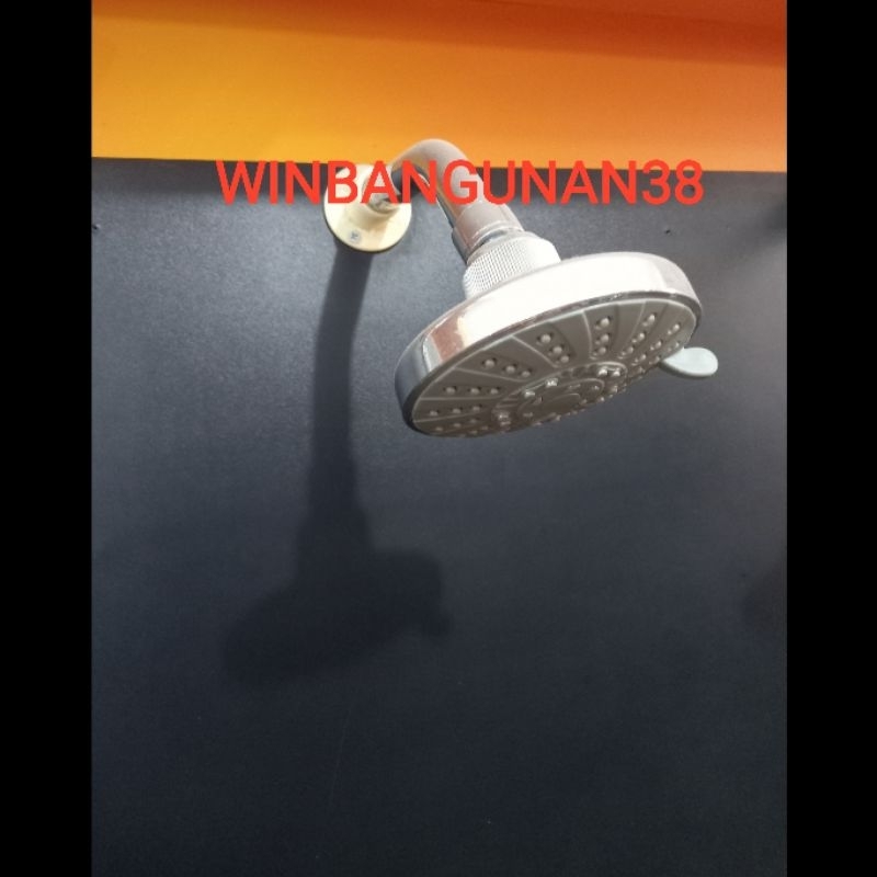 SHOWER MANDI TANAM BULAT 10CM/WALL SHOWER TANAM TEMBOK/SHOWER MANDI TEMBOK