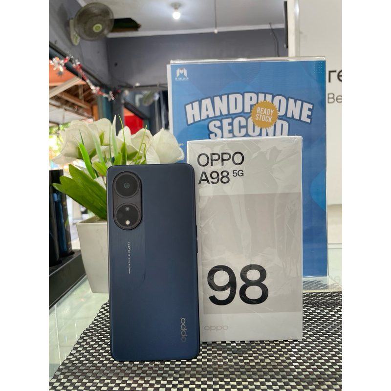 OPPO A98 5G 8/256GB || SECOND LIKE NEW || SECOND BERGARANSI RESMI