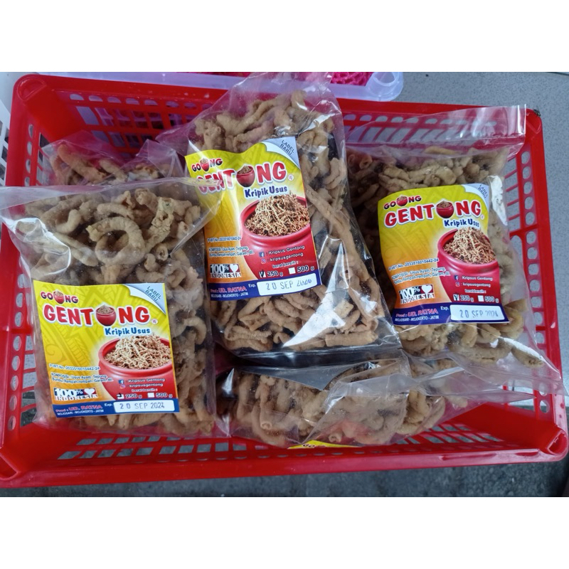 

Keripik Usus Cap Gentong Berat 250 gram