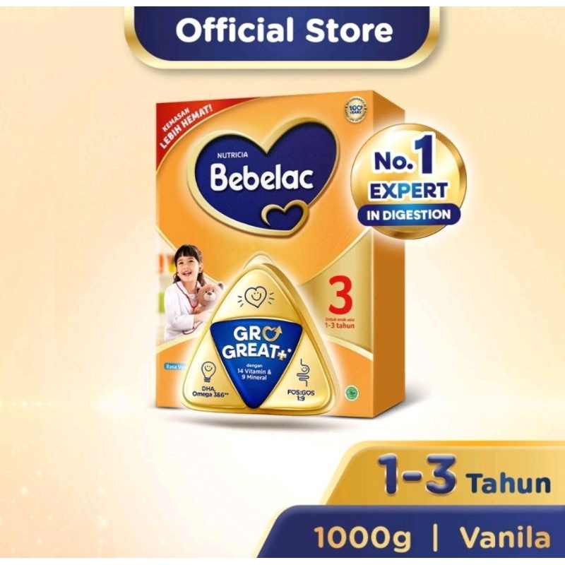 BEBELAC 3 1-3 TAHUN/BEBELAC 4 Susu bebelac 1-3 tahun/susu anak