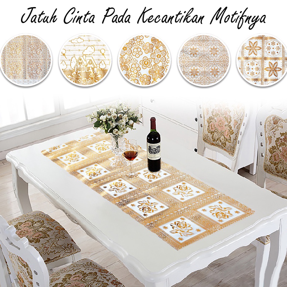 PALING AMPUH BAYAR DITEMPAT Taplak Meja Tamu Meteran D21 Taplak Meja Tamu Anti Air  Advanced Home