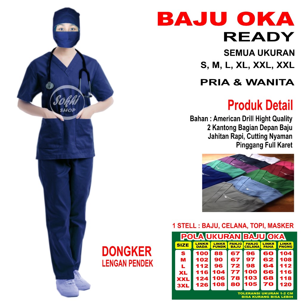 Baju Ok  Baju Oka Lengan Pendek Jumbo