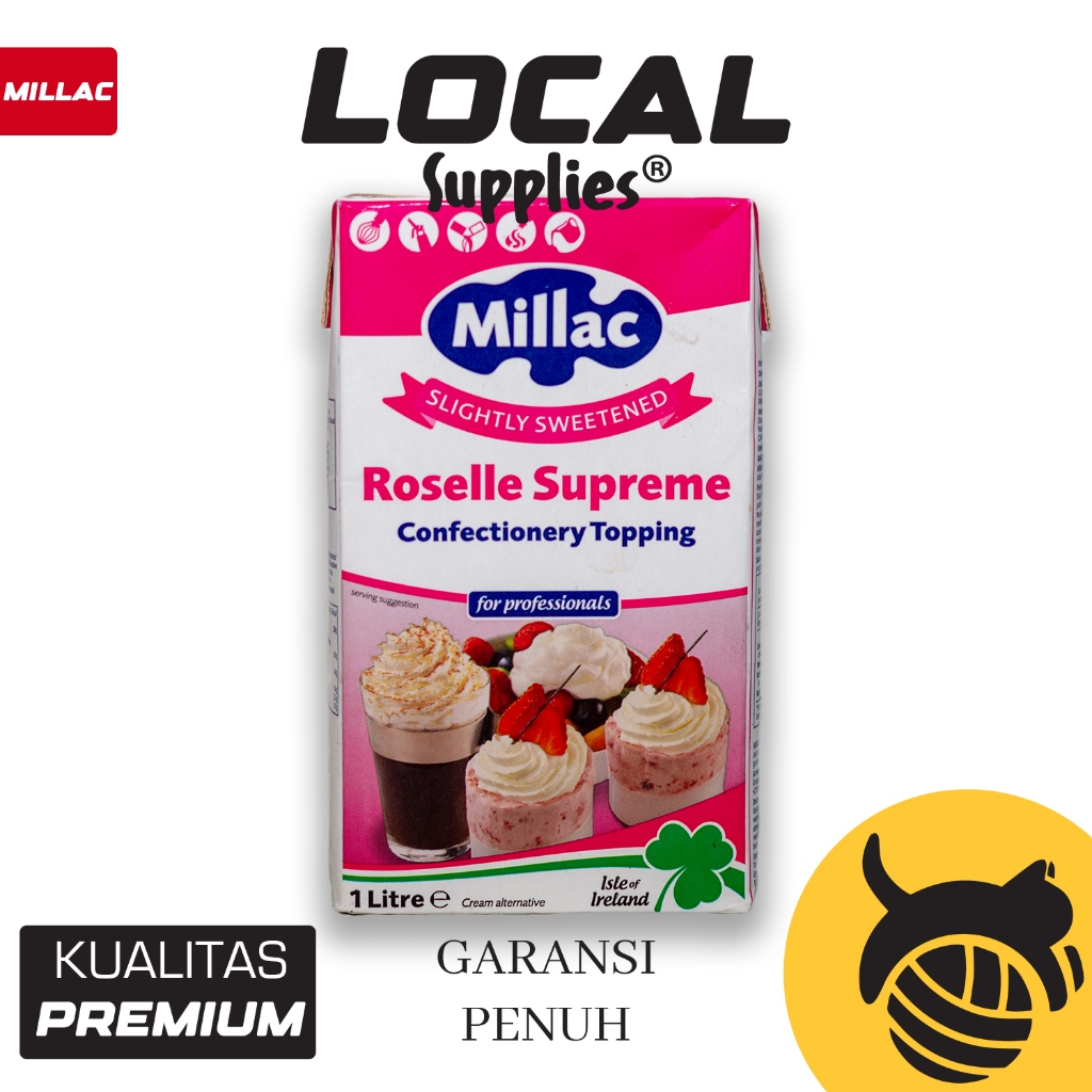 

MILLAC Roselle Supreme Whipping Cream 1 liter Hanya Ekspedisi Instan