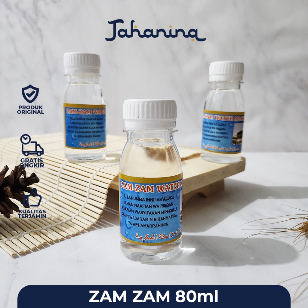 

AIR ZAM ZAM Kemasan 80ml (ASLI) | Zam Zam Saudi