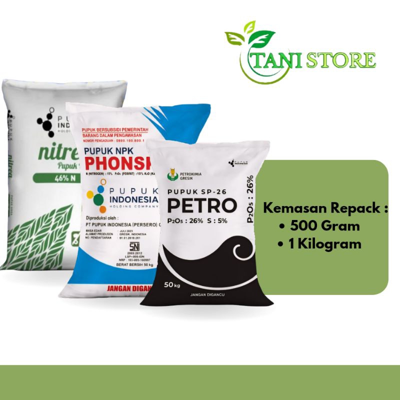 PUPUK UREA_PUPUK PHONSKA_PUPUK SP_PUPUK COMPOS_NITROGEN 46%_NPK_SP 26_BIO COMPOS