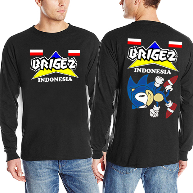 Kaos Brigez Tshirt 100% Cotton | Tangan Pendek & Tangan Panjang