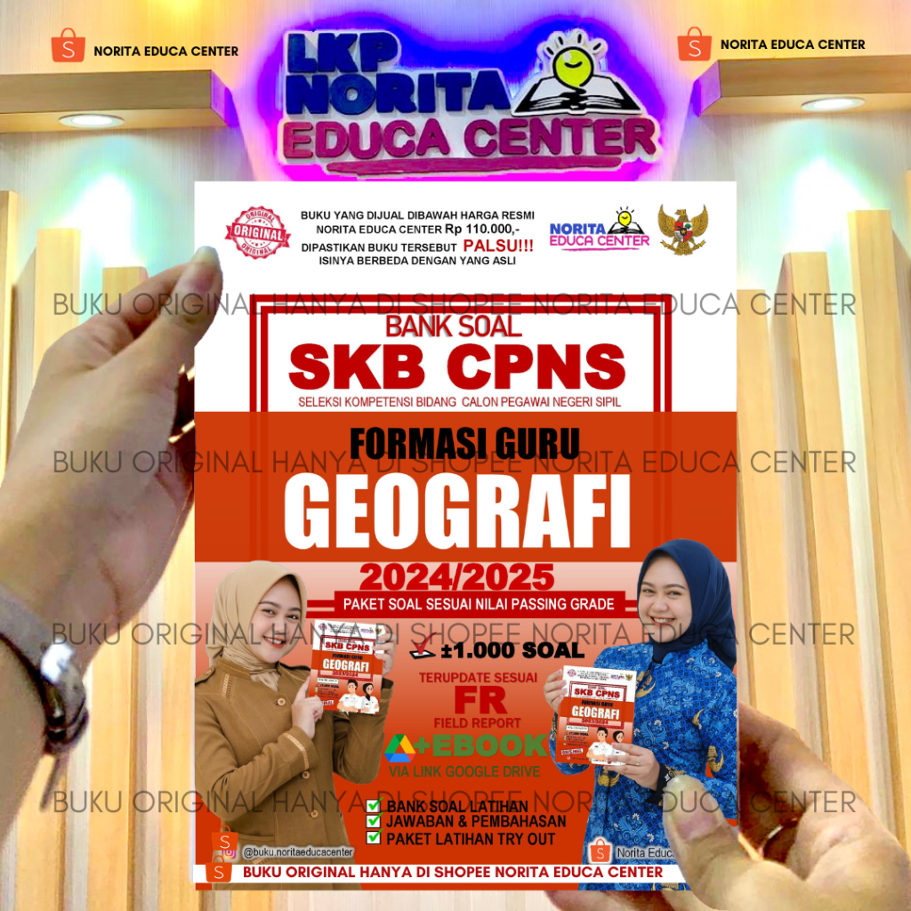 BANK SOAL SKB CPNS FORMASI GURU GEOGRAFI