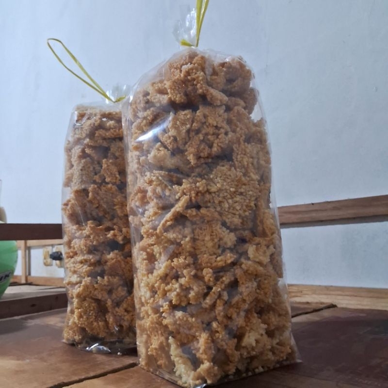 

Remukan Intip/Kerak Nasi Patahan 250gram/Intip Rasa Original Asin