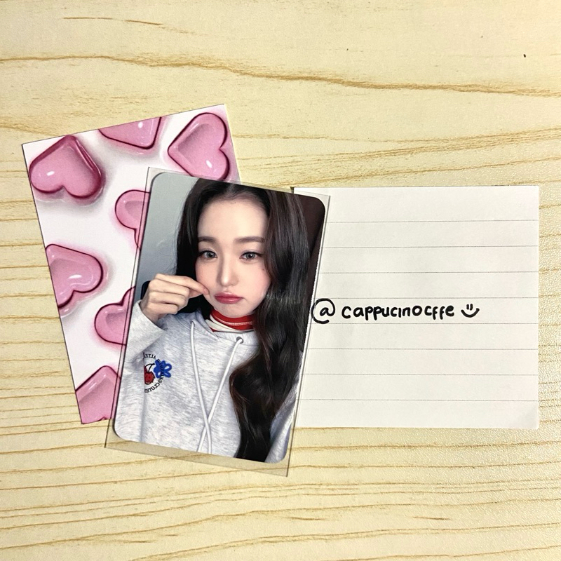 — ₊˚⊹ photocard wonyoung cupi kirsh wony cubit pipi official