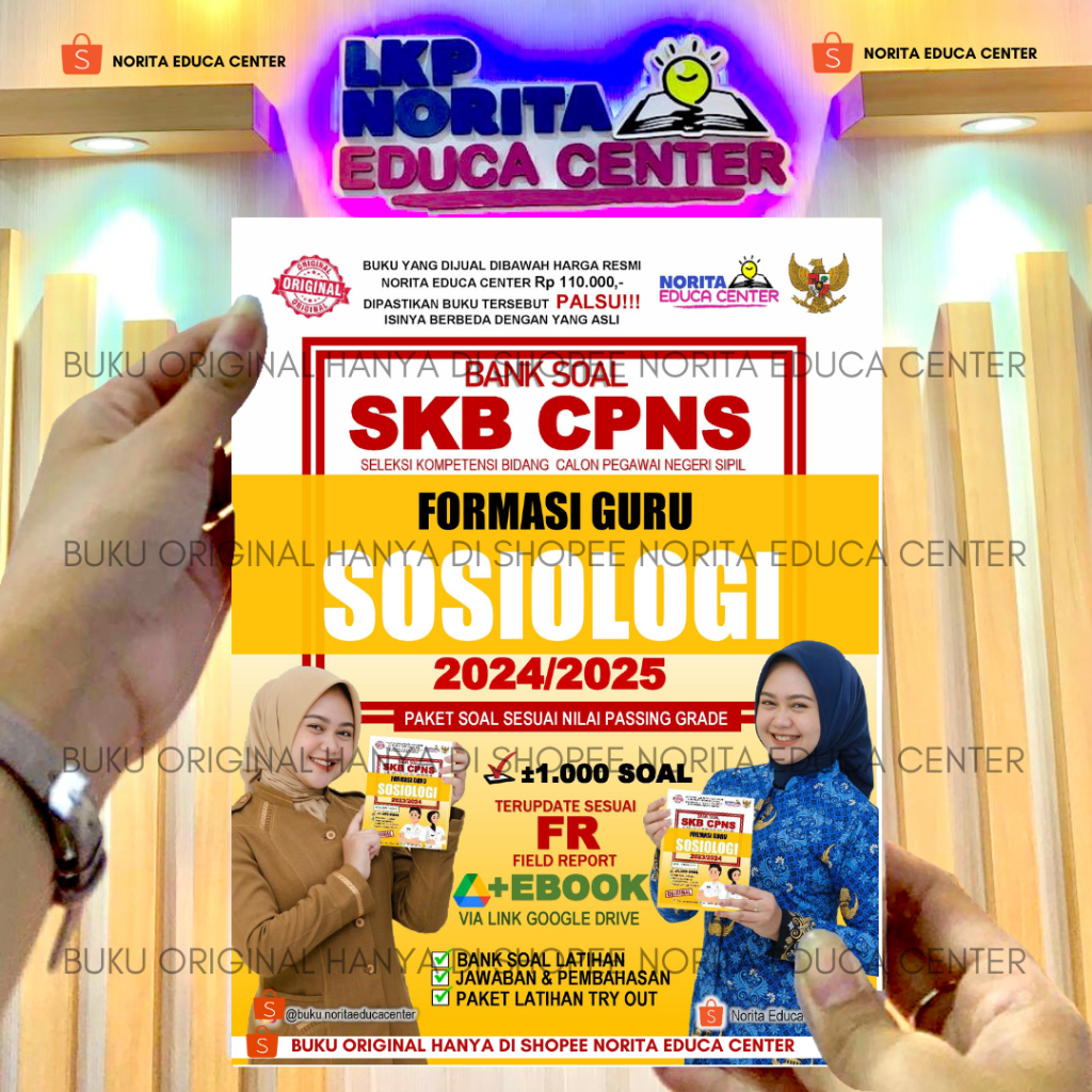 BANK SOAL SKB CPNS FORMASI GURU SOSIOLOGI