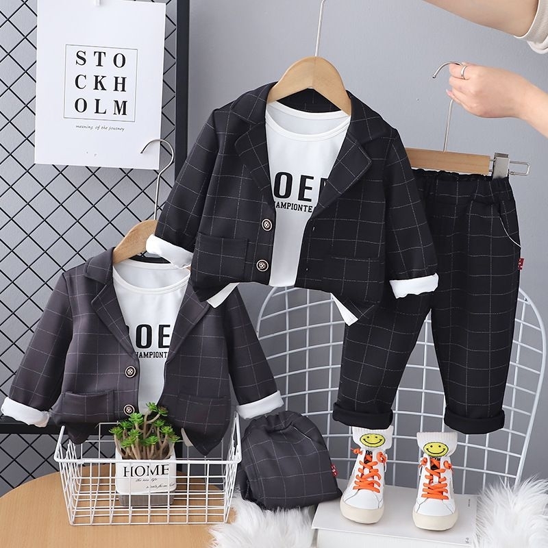 Setelan Jas Blazer Import Anak Laki-Laki Setelan Blazer Semi Formal anak laki-laki