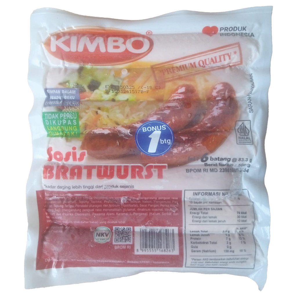 

KIMBO Jumbo Ori Isi 6 berat 500 gram