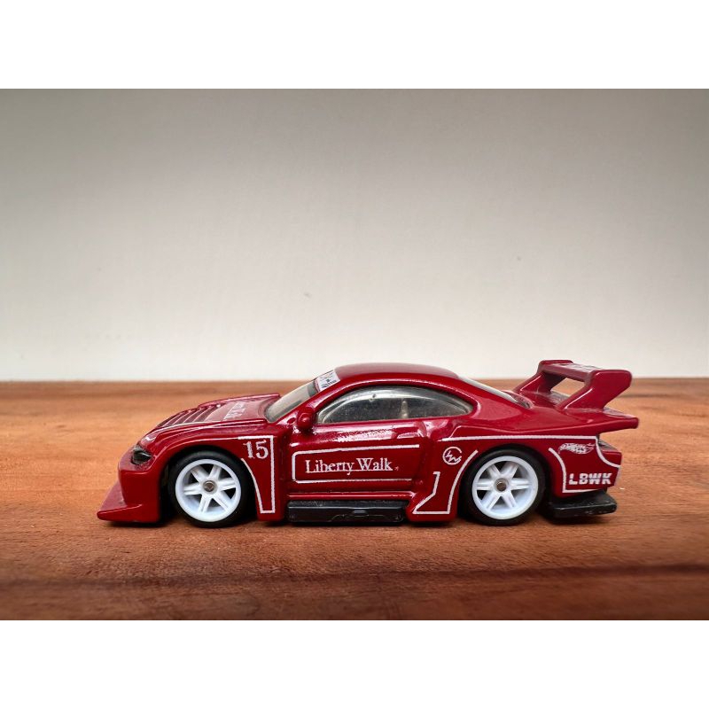 Hotwheels custom s15 red edition (ban karet)