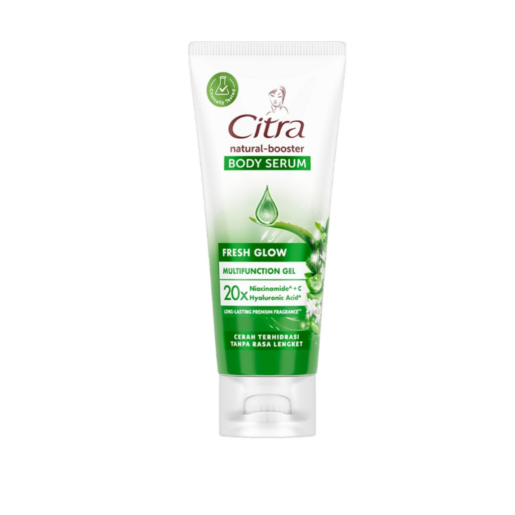 CITRA FRESH GLOW ALOE VERA GEL Lotion badan dan Pelembab Wajah 180ML
