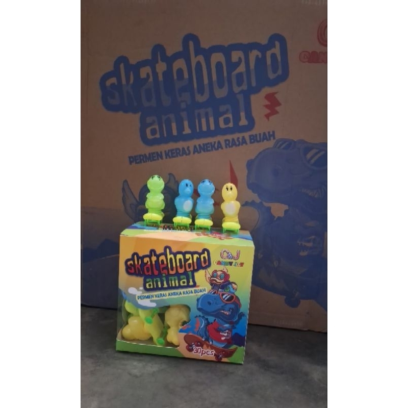 

Permen Cemilan Snack Dino Dinosaurus Skateboard Animal Mainan Anak Murah (isi 30 pcs)