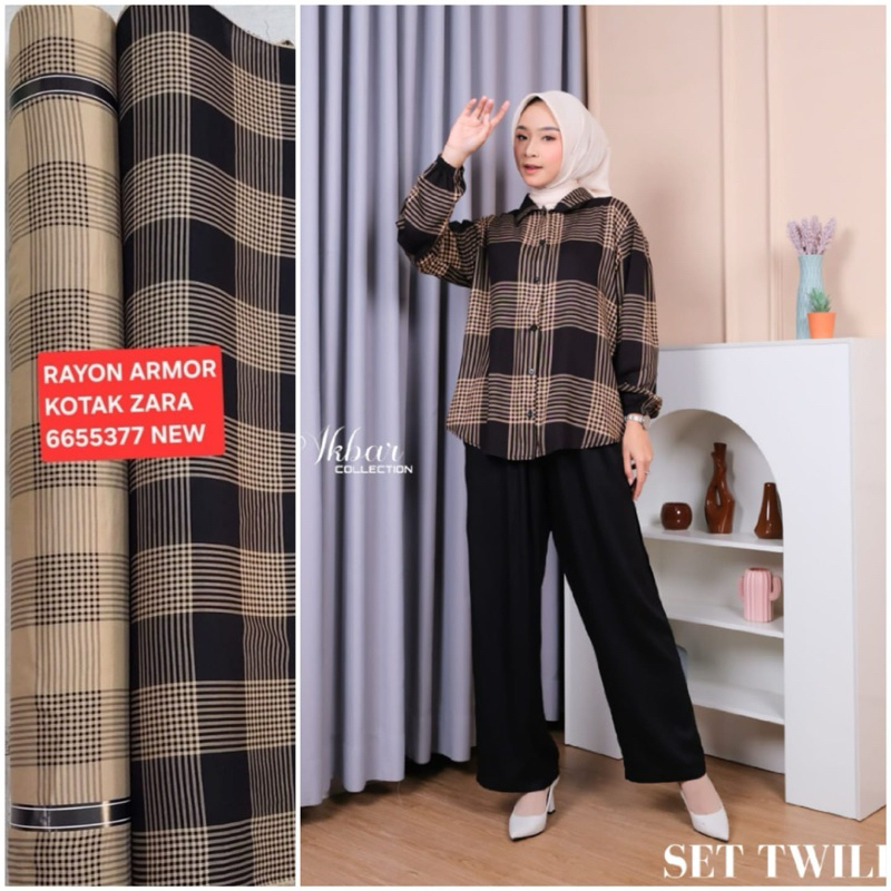 Setcel twill/Setcel busui/Setcel viral/Setcel terlaris/Setcel model baru/Setcel kekinian/Grosir ecer