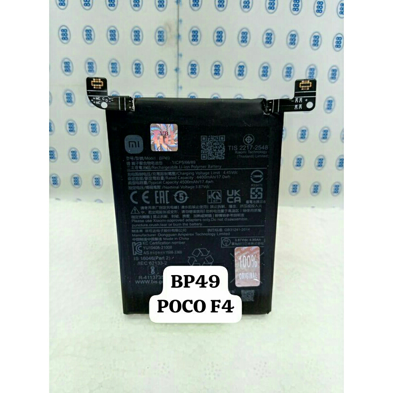 BATRE BP49 POCO F4 BATERAI POCOPHONE F4 BP 49 ORIGINAL