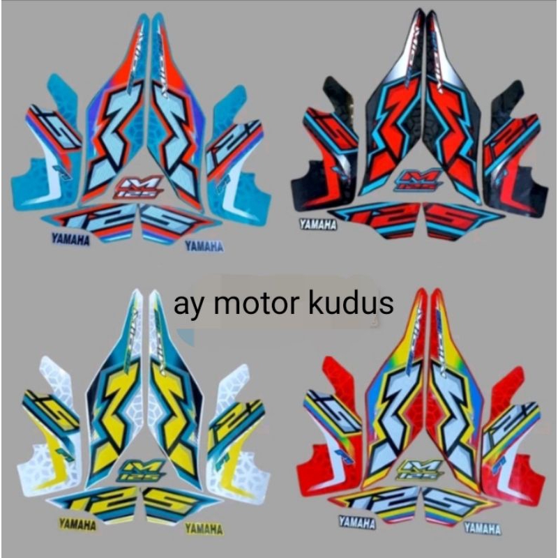 setriping seticker sepeda motor list Yamaha Mio M3 125 Mio 2022-2023