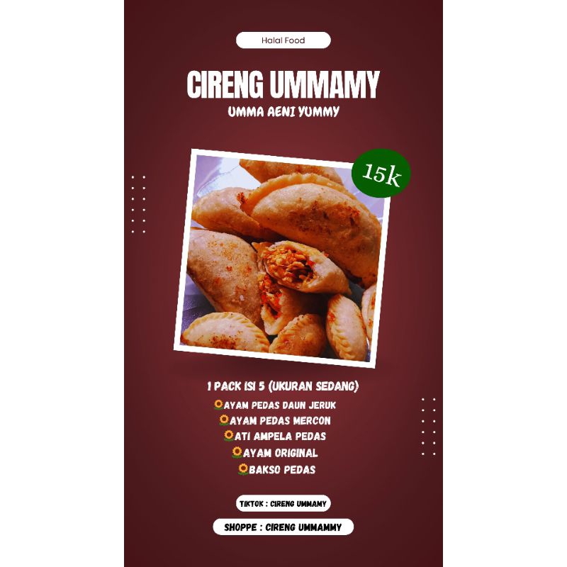 

1 PACK CIRENG UMMAMY (Umma Aeni Yummy) PEDAS BANYAK VARIAN RASA