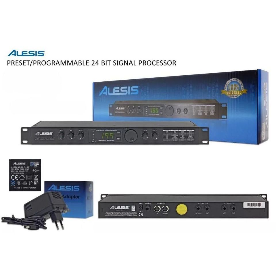 EFFECT VOCAL ALESIS MICROVERB 4 GRADE A ( MADE IN TAIWAN ) KUPING BESI