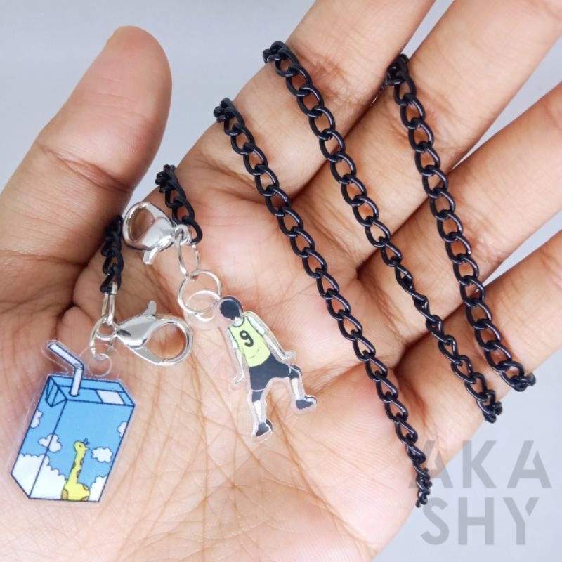 Tali Masker Kageyama Tobio Anime Haikyuu/ Strapmask Kageyama Tobio Anime Haikyuu/ Konektor Masker Ka