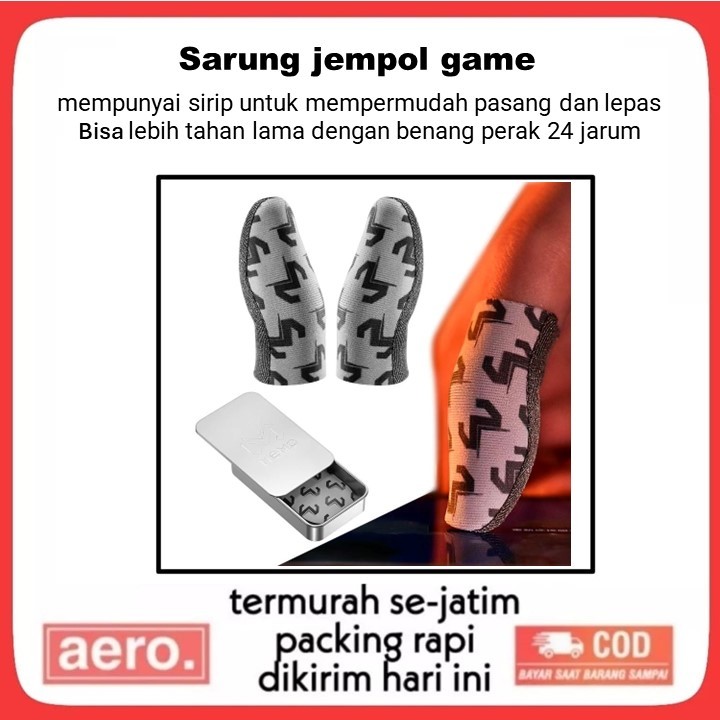 Sarung Jempol Gaming Elastis Finger Sleeve Memo FS04
