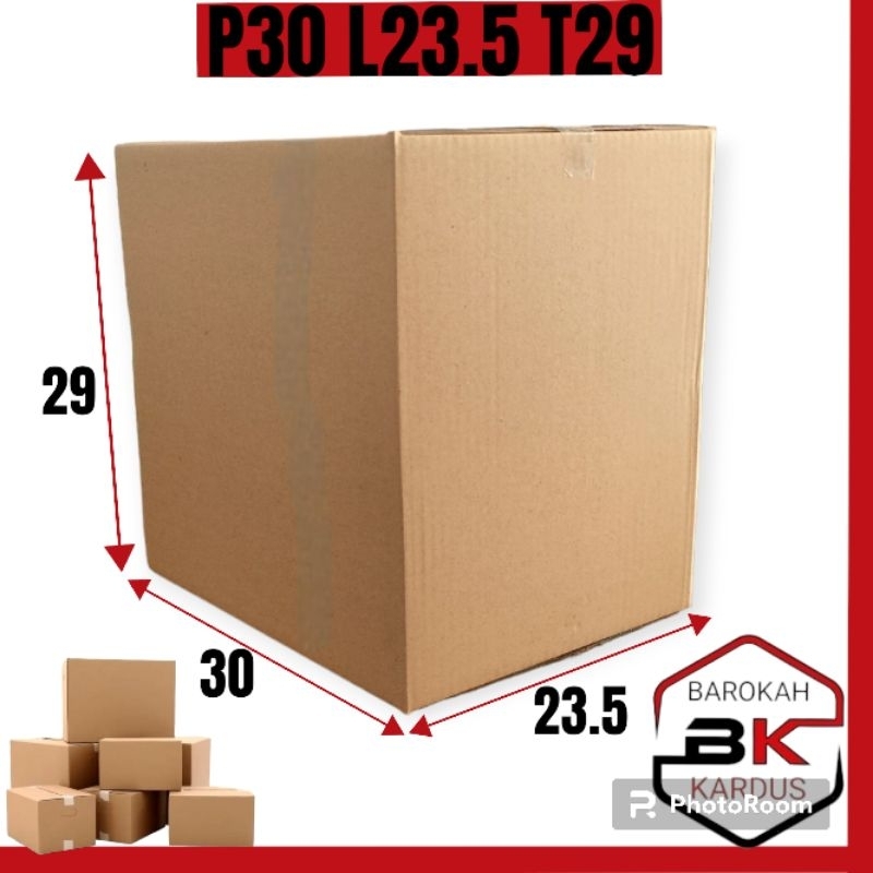 

Kardus 30x23.5x29 Cm / Kardus Box Packing Polos Tebal Premium