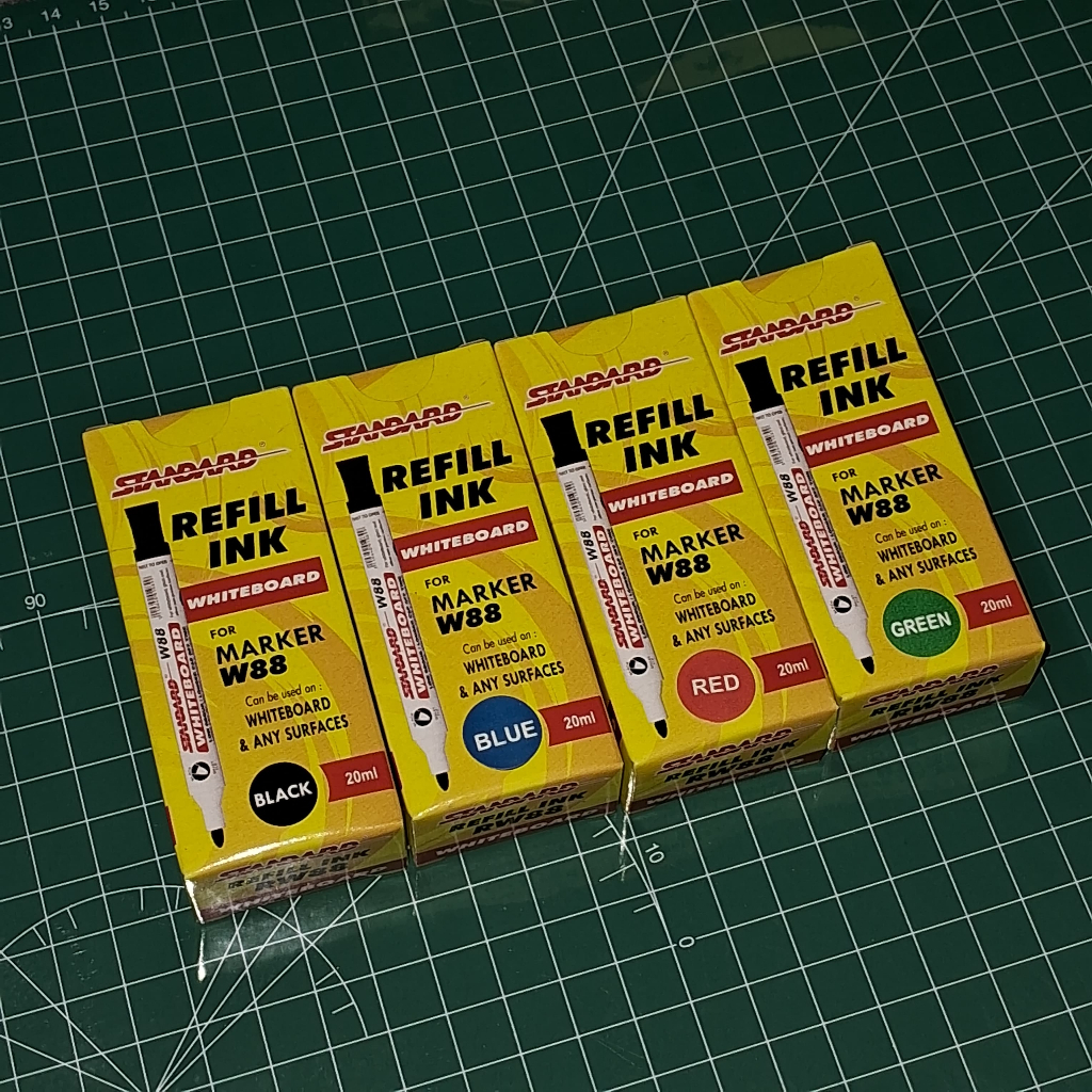 

❤️Sarjana❤️ REFILL (TINTA ISI ULANG) SPIDOL WHITEBOARD STANDARD W88