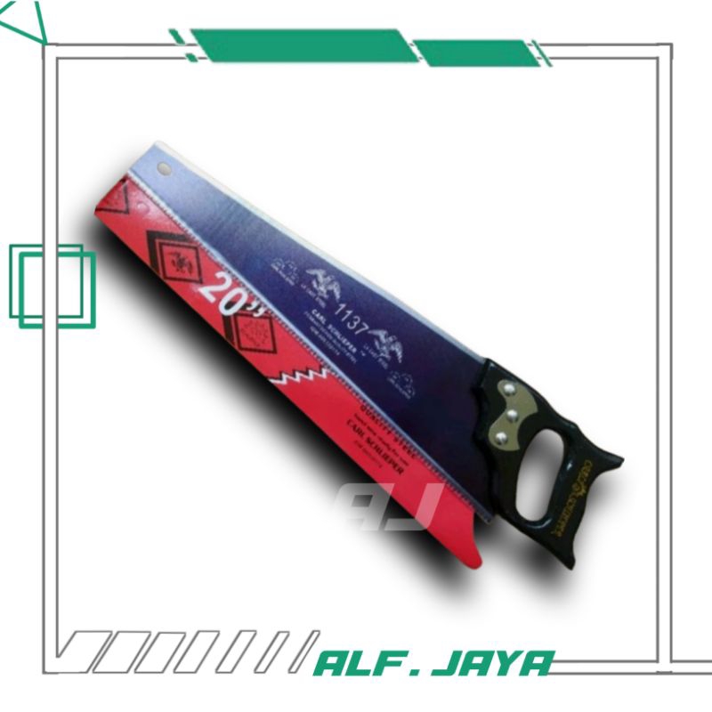 Gergaji kayu cap mata Gergaji potong Gergaji schlieper 20inc