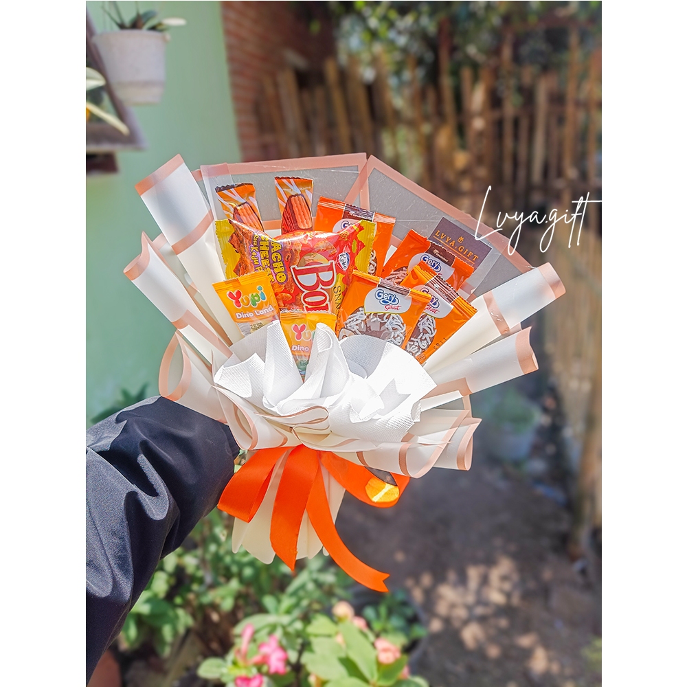 

LVYA.GIFT 4321 80 BUKET SNACK MIX ORANGE