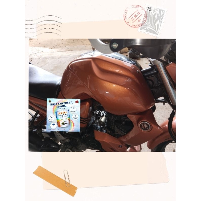 cat tembaga/cat besi/cat synthetic/duco merk rusa warna tembaga ukuran 200cc