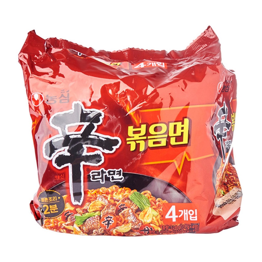 

Nongshim Shin Ramyun Spicy Stir Fried Noodles 4sX131g