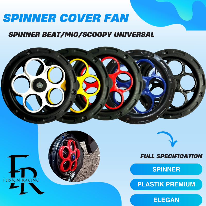 COVER FAN SPINNER TUTUP KIPAS UNIVERSAL MATIC PRIMAVERA MIO SCOOPY BEAT FI DELUXE STREET