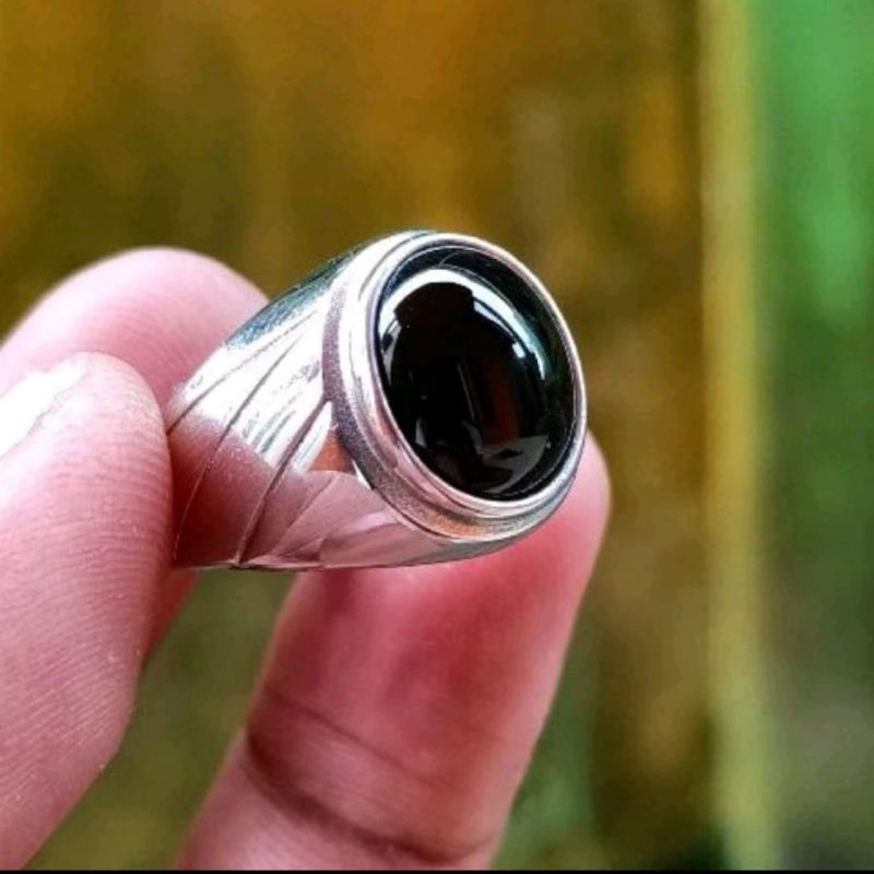 CINCIN BATU AKIK YAMAN WULUNG PLONG MERAH