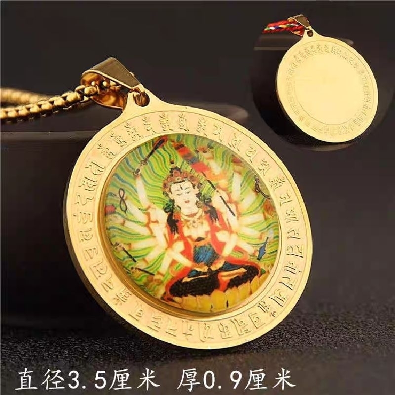 Kalung Liontin Vajra Buddha dari Titanium: Elegansi dan Energi Positif