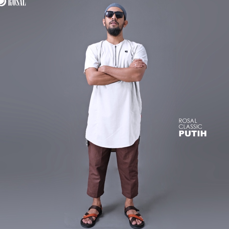 Kualitas Terpopuler  ROMPI SHOLAT ROSAL CLASSIC POLOS  BAJU SHOLAT PRIA MURAH  BAJU KOKO PRIA MURAH 