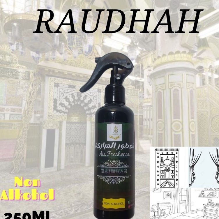 Raudhah nabawi Pengharum Ruangan  Air freshener NON Parfum Ambal karpet sejadah gordeng sofa kasur A