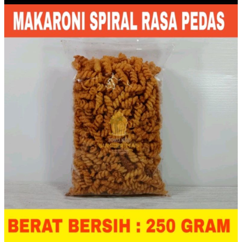 

MAKARONI SPIRAL Pedes berat bersih 250gr