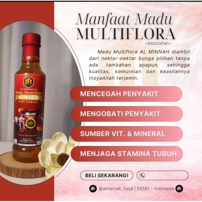 

madu multiflora 475g