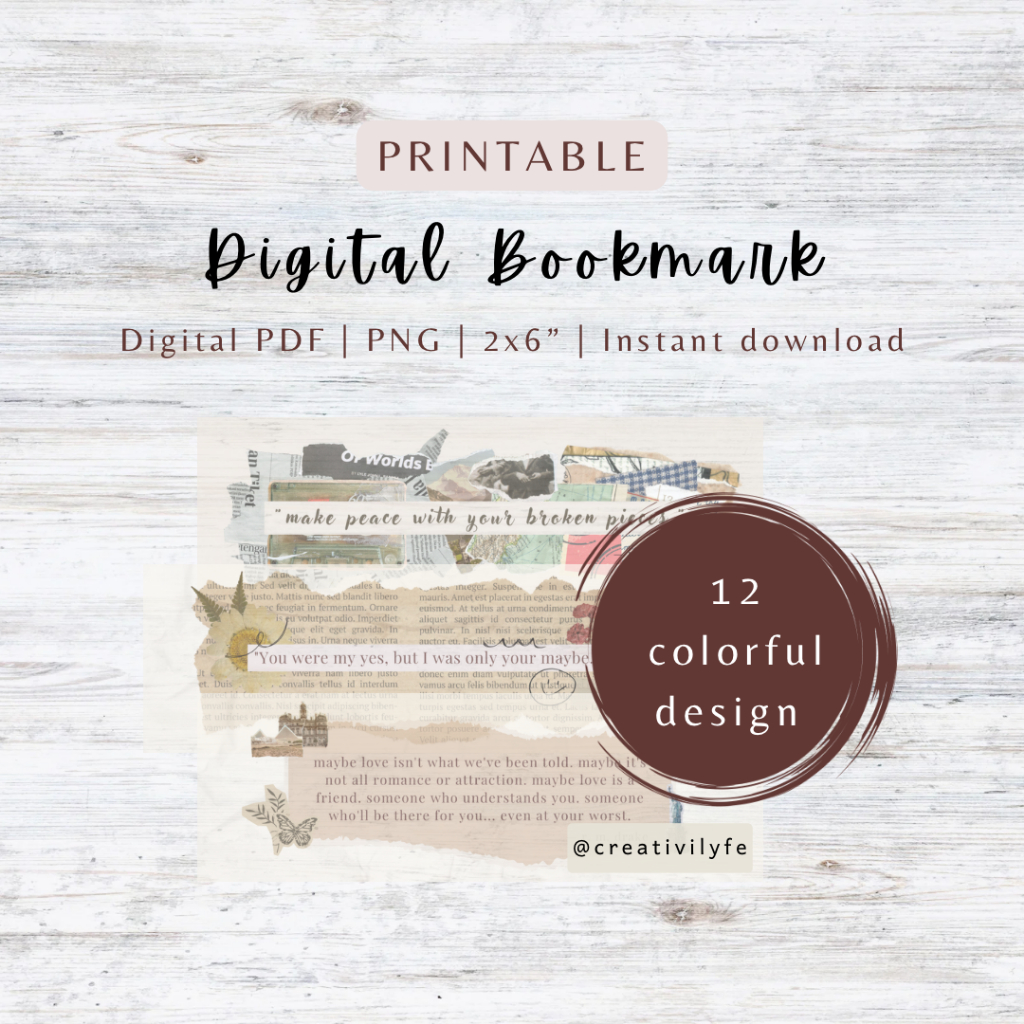 

Pembatas Buku Digital Bisa di Print by Creativilyfe (Dikirim lewat Email)