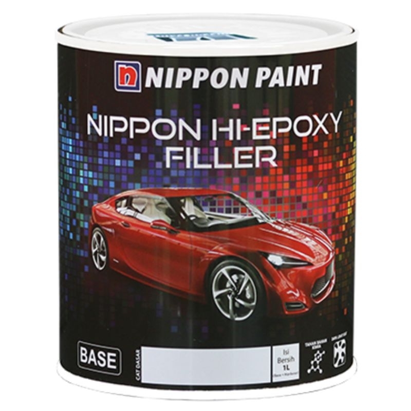 Nippon Paint Hi Epoxy Filler Cat Dasar Besi Kemasan 1 Kg
