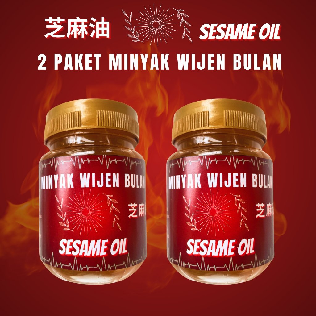 

Minyak Wijen Bulan 2 Paket Botol 200ml HALAL / Sesame Oil