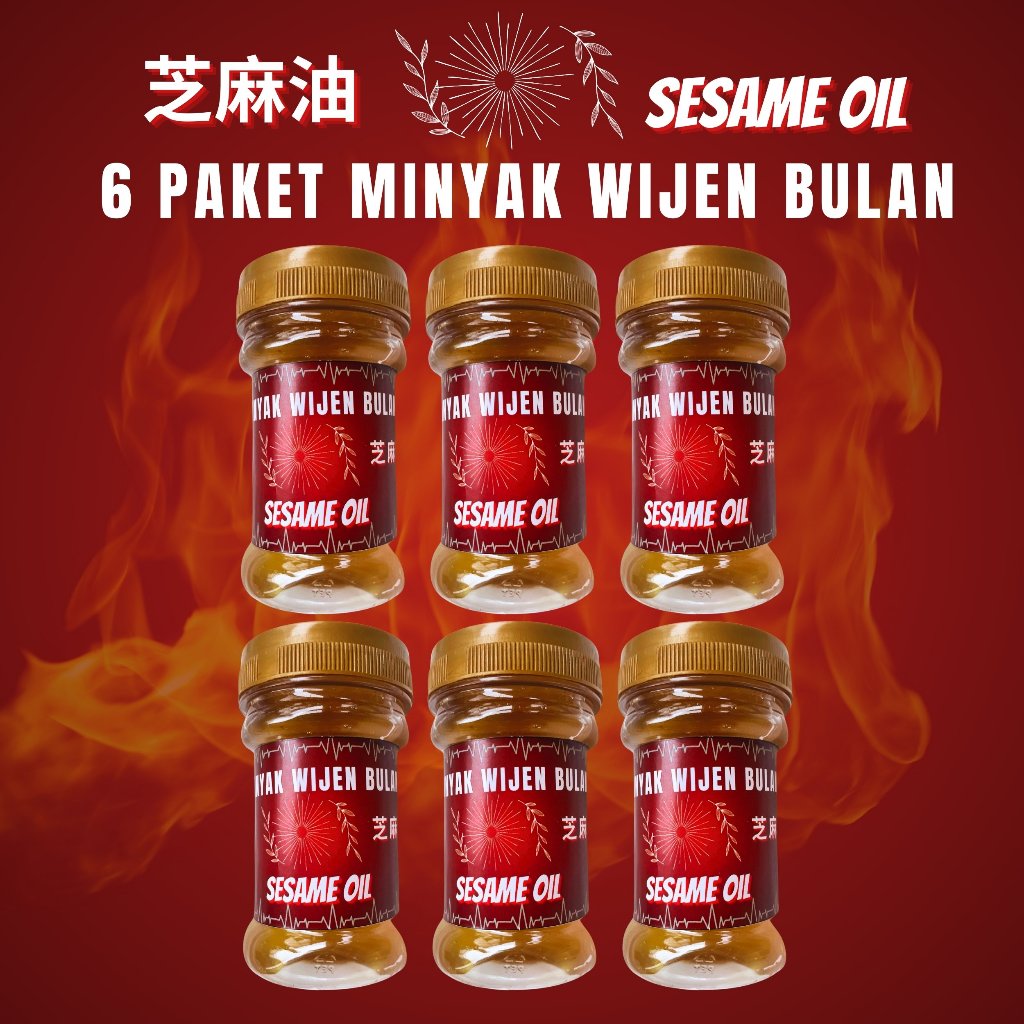 

Minyak Wijen Bulan Paket 6 Botol 150ml HALAL / Sesame Oil