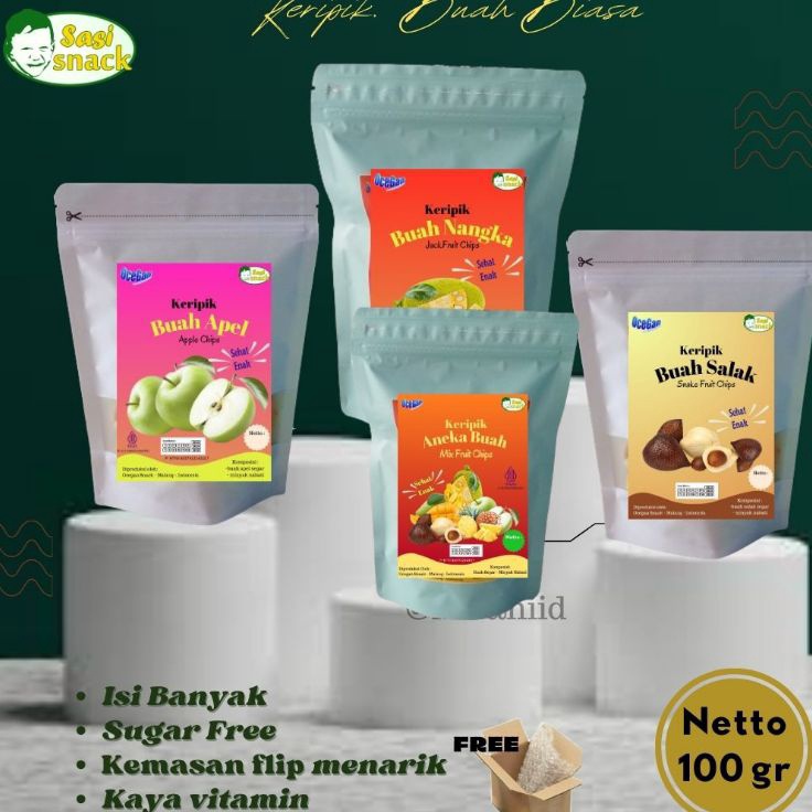 

Paling Popular KERIPIK BUAH Sugar Isi Banyak 1 gr