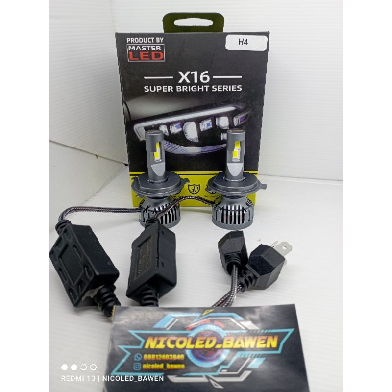 lampu mobil X16 H4