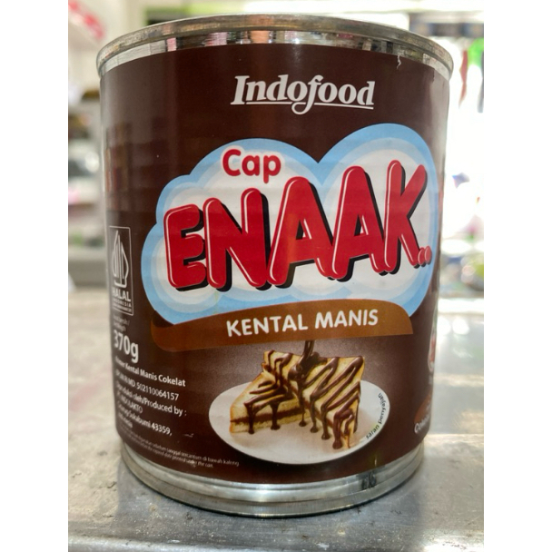 

Susu kental manis coklat Cap ENAK 370 grm