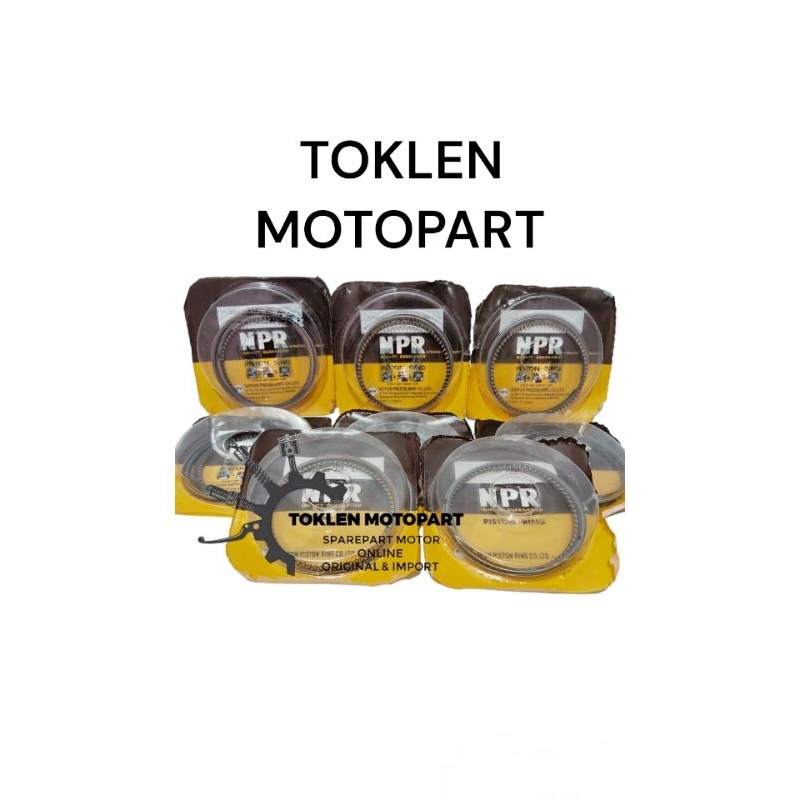 RING SEHER/RING PISTON (KBB) TIGER, PRO NEOTECH (RING TEBAL) NPP