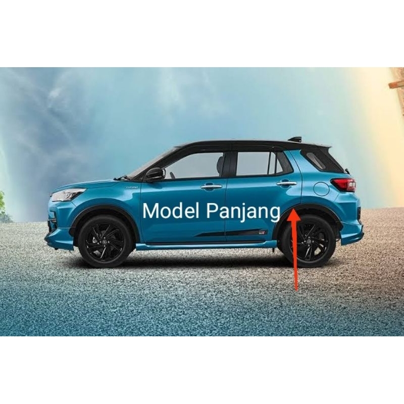 Bodykit Raize Spoiler Quarter Toyota Raize Original