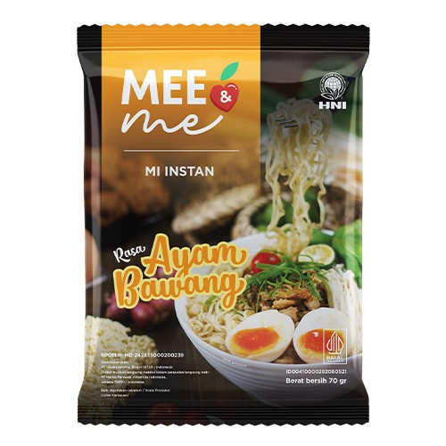 

MEE & ME Ayam Bawang Kemasan Pouch 100% Garansi Asli Produk HNI HPAI